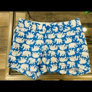 elephant print lilly pulitzer shorts
